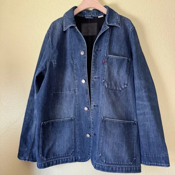 Levi’s Engineers Coat in Fleece-Lined Denim - Picture 13 of 13